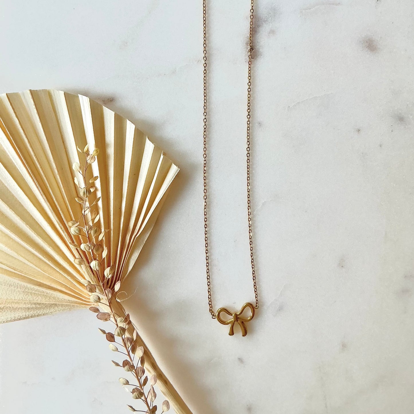 ballerina bow necklace