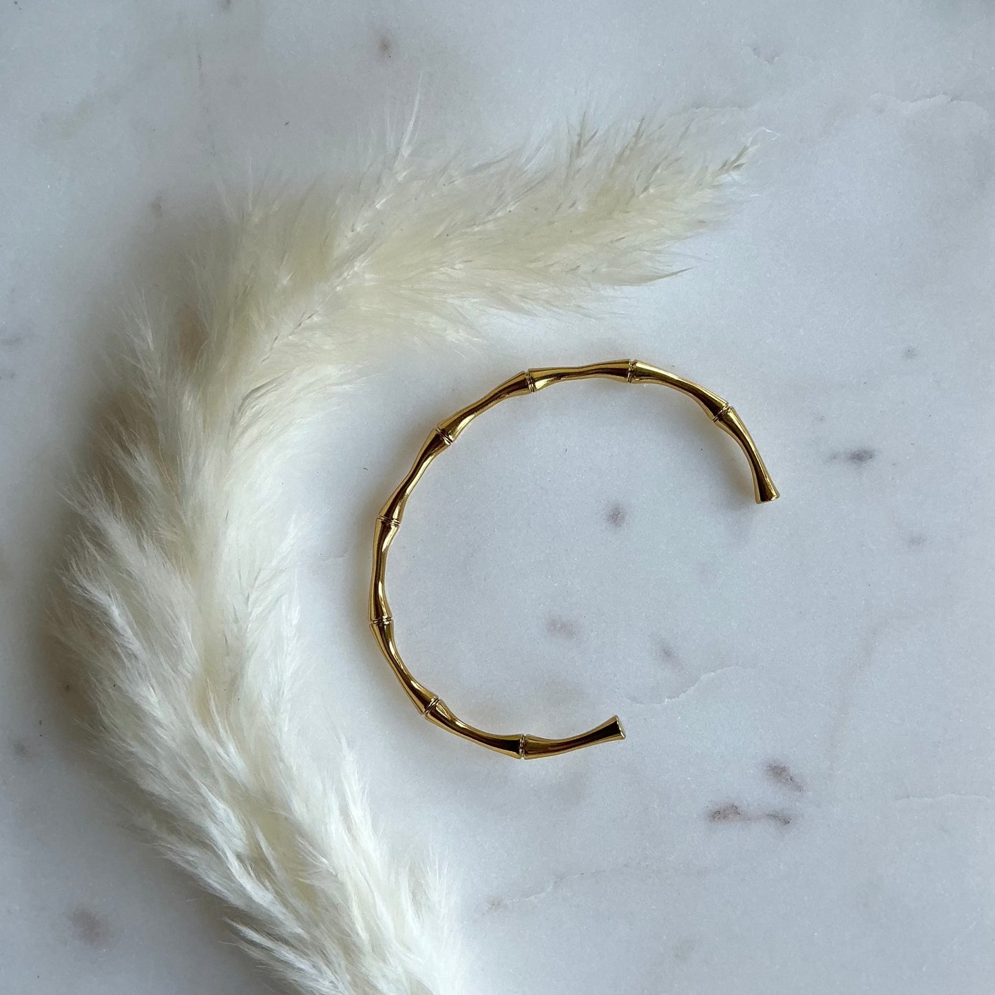 adjustable bamboo bangle